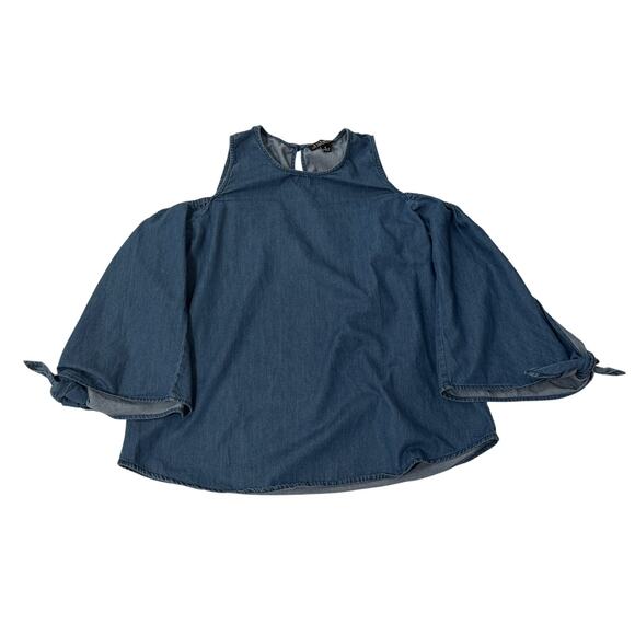 J for Justify Chambray Top, Size S - Picture 1 of 4